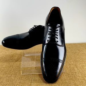 Bally mens black leather shoe